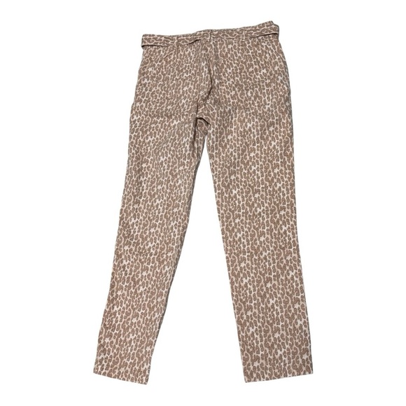Anthropologie The Wanderer Leopard/ Animal Print Utility Pants with Belt Size 27 - Picture 11 of 11